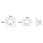 24pcs /Pack Children Anti-Shock Swivel Socket Protective Cap Power Jack Cover - Image 2