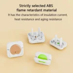 24pcs /Pack Children Anti-Shock Swivel Socket Protective Cap Power Jack Cover - Image 5