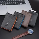 Baellerry RFID Anti-Theft Multi-Card Slot Contrasting Color Wallet Card Holder - Image 7