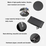 Baellerry CA013 Casual Multi-card Slot Long Wallet Multifunctional Ultra-thin Card Holder - Image 4