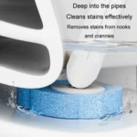 Disposable Toilet Brush Dissolving Replacement Brush Toilet Cleaning Set - Image 6