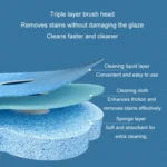 Disposable Toilet Brush Dissolving Replacement Brush Toilet Cleaning Set - Image 8