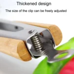 Household Stainless Steel Food Clip Kitchen Baking Barbecue Clamp - Image 4