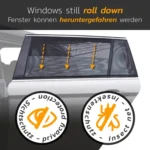 Car Sun Protection Anti-mosquito Window Zipper Sunshade - Image 3