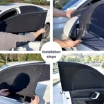 Car Sun Protection Anti-mosquito Window Zipper Sunshade - Image 6