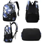 2 In 1 Men Backpack Lightweight Outdoor Daypack Boys Bookbag With Chest Bag - Image 3