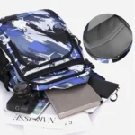2 In 1 Men Backpack Lightweight Outdoor Daypack Boys Bookbag With Chest Bag - Image 6