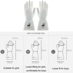 Waterproof Kitchen Dishwashing Gloves Household PVC Non-slip Laundry Housework Gloves - Image 3