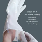Waterproof Kitchen Dishwashing Gloves Household PVC Non-slip Laundry Housework Gloves - Image 6