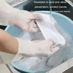 Waterproof Kitchen Dishwashing Gloves Household PVC Non-slip Laundry Housework Gloves - Image 9