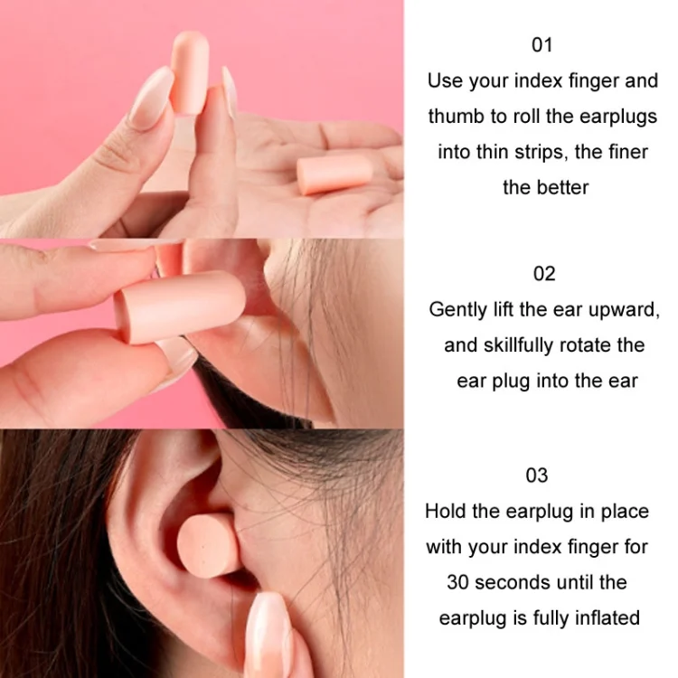 TBD06047375_B6.webp Memory Foam Earplugs Student Dormitory Sleeping Noise Reduction Soundproof Earplugs - Image 7