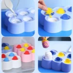 Astronaut Silicone Ice Mold Homemade DIY Popsicle Ice Cream Cartoon Mold - Image 5