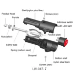 15A Car LED Indicator Light With Switch Cigarette Lighter Plug - Image 5