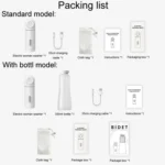 Female Handheld Mini External Vaginal Wash Maternity Portable Electrical Feminine Cleanser - Image 10