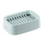 Bathroom Drainage Dual Layer Soap Box Plastic Put Soap Holder