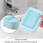 Bathroom Drainage Dual Layer Soap Box Plastic Put Soap Holder - Image 5