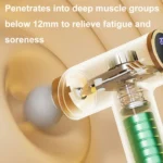 LCD Variable Frequency Silent Fascia Gun High Frequency Vibration Muscle Relaxation Massager - Image 4