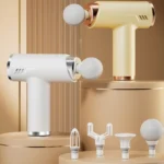 LCD Variable Frequency Silent Fascia Gun High Frequency Vibration Muscle Relaxation Massager - Image 9