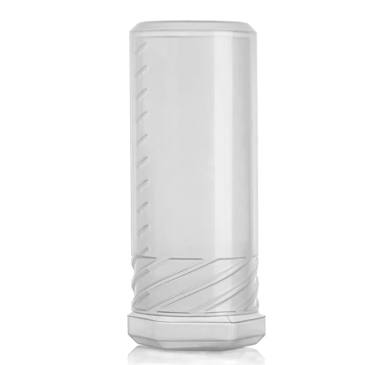 Transparent Plastic Travel Beard Brush Storage Tube