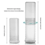 Transparent Plastic Travel Beard Brush Storage Tube - Image 3
