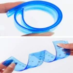 Soft Ruler Student Flexible Ruler Tape Measure Straight Ruler Office School Supplies - Image 5