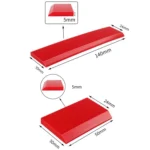 4pcs Car Cleaning Glass Water Film Soft Rubber Scraper - Image 2