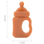 Baby Silicone Teether Bottle Bite Teether Teething Stick - Image 4