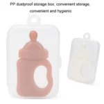 Baby Silicone Teether Bottle Bite Teether Teething Stick - Image 5