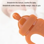 Baby Silicone Teether Bottle Bite Teether Teething Stick - Image 7