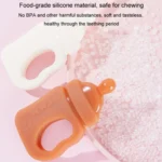 Baby Silicone Teether Bottle Bite Teether Teething Stick - Image 8