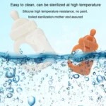 Baby Silicone Teether Bottle Bite Teether Teething Stick - Image 9