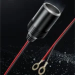 12/24V Car Battery To Cigarette Lighter Female Base Power Supply Cable - Image 2