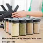 18-in-1 Rotating Ferris Wheel Kitchen Condiment Bottle Holder Set - Image 6