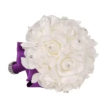 Wedding Bridal Hand Bouquet Simulation Flower Bouquet Wedding Supplies - Image 2