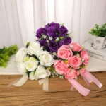Bridal Hand Bouquet Wedding Supplies Simulation Wedding Decorative Flowers - Image 2