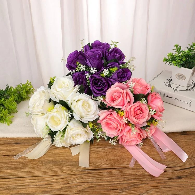 TBD06047438_B1.webp Bridal Hand Bouquet Wedding Supplies Simulation Wedding Decorative Flowers - Image 2