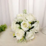 Bridal Hand Bouquet Wedding Supplies Simulation Wedding Decorative Flowers - Image 4