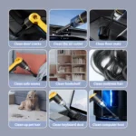 6-in-1 Car Handheld Vacuum Cleaner Multifunctional Strong Suction Air Pump - Image 5