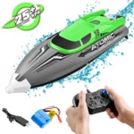 EB02 2.4G Wireless RC Boat Circulating Water-Cooled High-Speed Speedboat Racing Boat Model Toy - Image 2