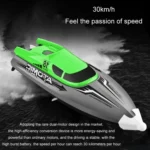 EB02 2.4G Wireless RC Boat Circulating Water-Cooled High-Speed Speedboat Racing Boat Model Toy - Image 11
