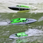 EB02 2.4G Wireless RC Boat Circulating Water-Cooled High-Speed Speedboat Racing Boat Model Toy - Image 13