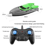 EB02 2.4G Wireless RC Boat Circulating Water-Cooled High-Speed Speedboat Racing Boat Model Toy - Image 4