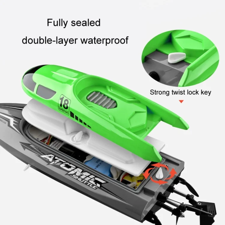 TBD06047453_B5.webp EB02 2.4G Wireless RC Boat Circulating Water-Cooled High-Speed Speedboat Racing Boat Model Toy - Image 6
