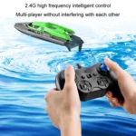 EB02 2.4G Wireless RC Boat Circulating Water-Cooled High-Speed Speedboat Racing Boat Model Toy - Image 8