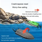 EB02 2.4G Wireless RC Boat Circulating Water-Cooled High-Speed Speedboat Racing Boat Model Toy - Image 9