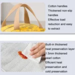 Ink Pattern Insulated Lunch Bag Lunch Box Bag Outdoor Travel Ice Pack Picnic Bag - Image 5