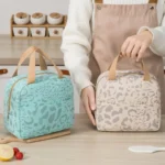 Ink Pattern Insulated Lunch Bag Lunch Box Bag Outdoor Travel Ice Pack Picnic Bag - Image 9