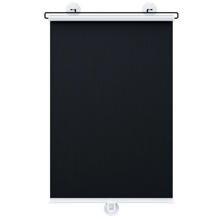 TBD0604747001.webp Car Summer No-punch Retractable Titanium Silver Sunshade Curtain - Image 1