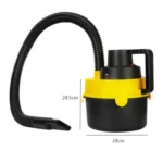 Vehicle Vacuum Cleaner For Wet And Dry Use Large Round Tub Car Cleaning Tool - Image 3