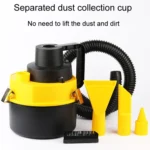 Vehicle Vacuum Cleaner For Wet And Dry Use Large Round Tub Car Cleaning Tool - Image 4